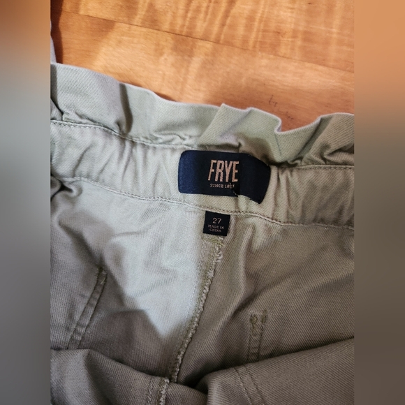 Frye Domi Paperbag Pants Size 27 High Rise - Picture 3 of 5